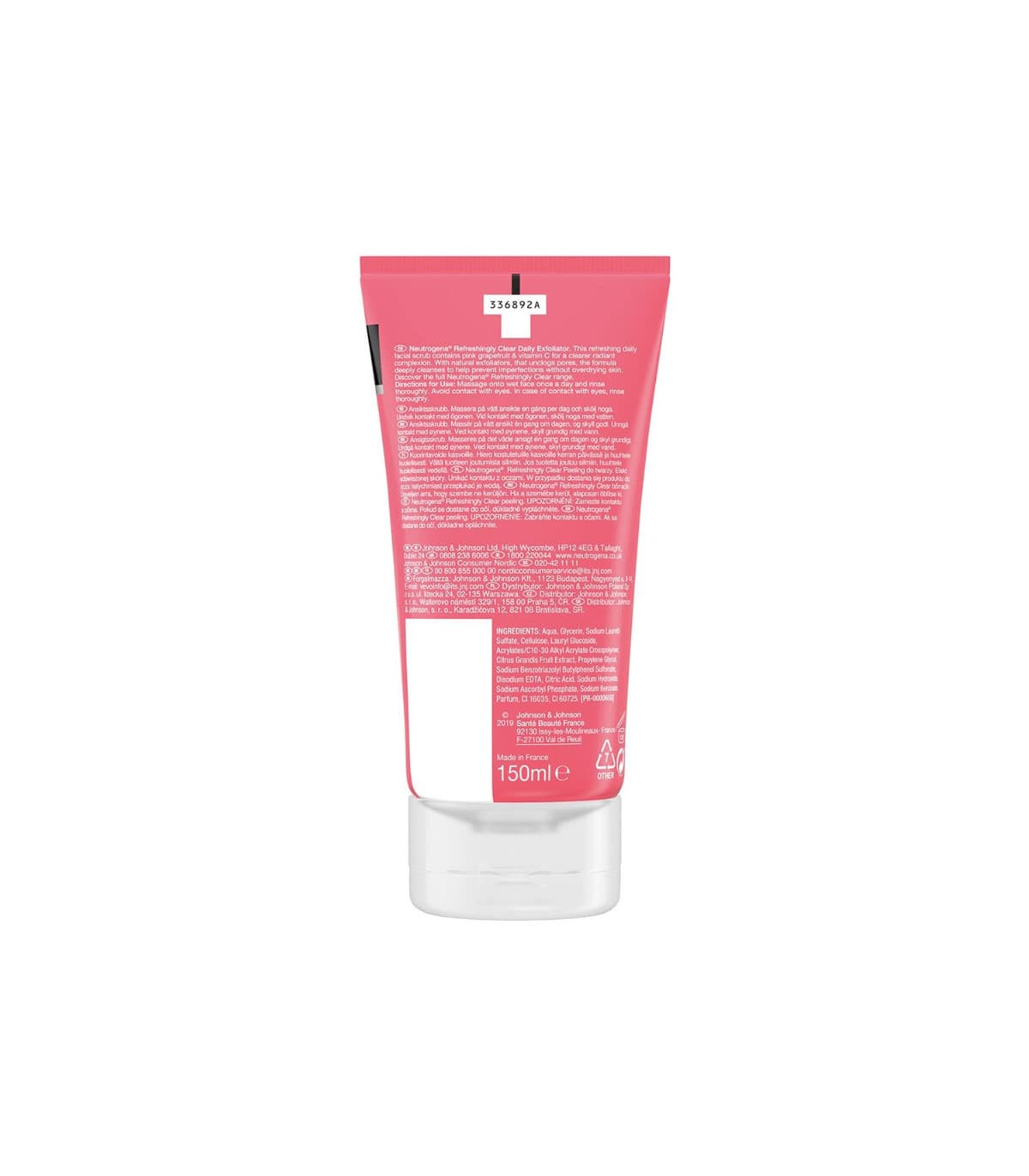ژل اسکراب گریب فرود نیتروژنا Neutrogena — تصویر ۲