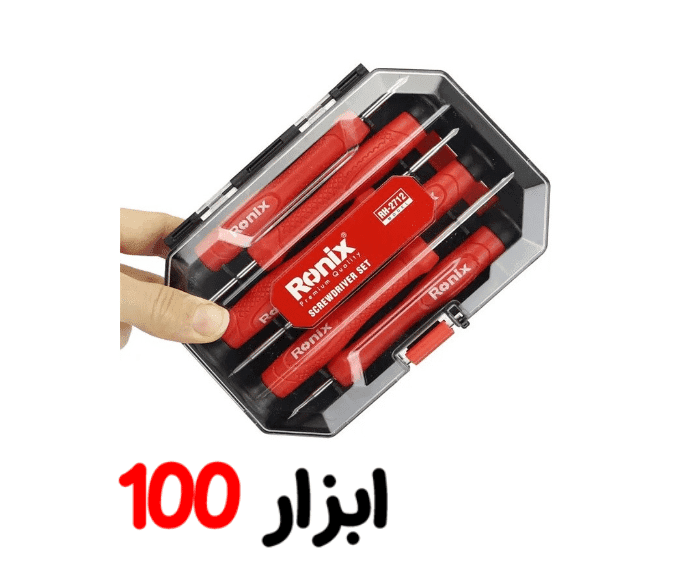ست 6 عددی پیچگوشتی ساعتی 2712 رونیکس — تصویر ۵