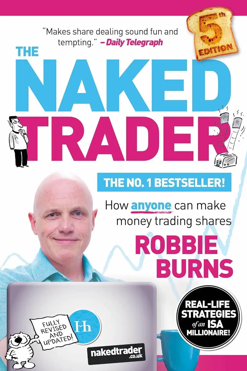 کتاب معاملهگر برهنه، ویرایش پنجم (The Naked Trader, 5th Edition) نسخه انگلیسی PDF | رابی برنز