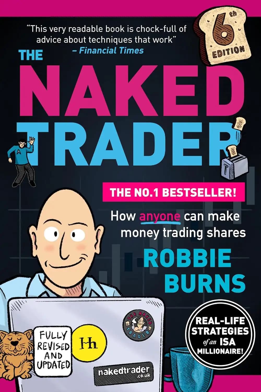 کتاب معامله‌گر برهنه، ویرایش ششم (The Naked Trader, 6th Edition) نسخه انگلیسی PDF | رابی برنز