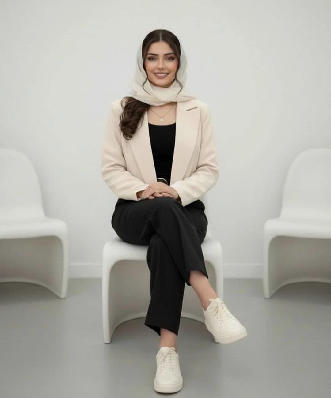 کراپ کت مازراتی کجراه یقه کاربردی مدل دلشین |کد:1062 — تصویر ۴