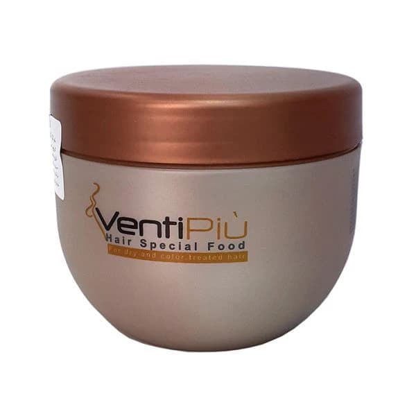 کرم تقویت کننده مو مخصوص موهای رنگ شده حجم 500 میل با آبکشی ونتی پیو – VENTIPIU