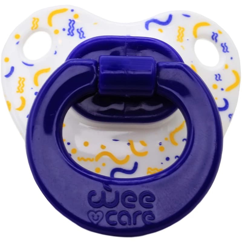 پستانک ارتودنسی وی کر مدل مات چاپدار joyful سایز 6تا12ماه (Wee Care-P122)