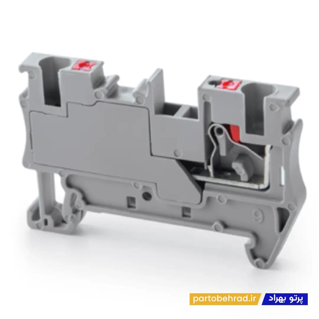 ترمینال ریلی سری فشاری دو طبقه لینک دار سایز 2/5 رعد مدل RT/PG 2/5-2L-L