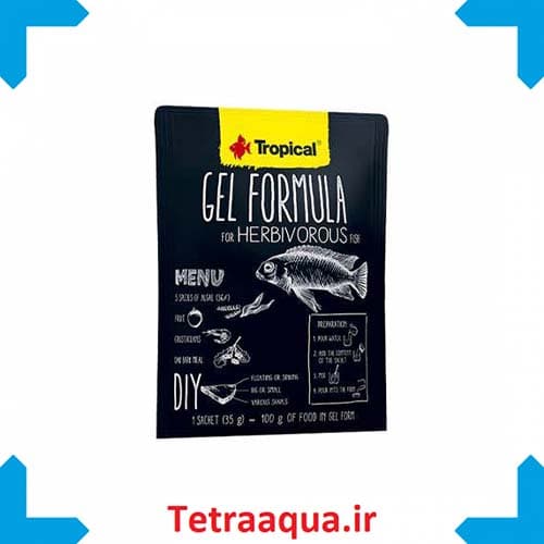 غذای ماهی Gel Formula for Herbivorous fish 35 g برند تروپیکال