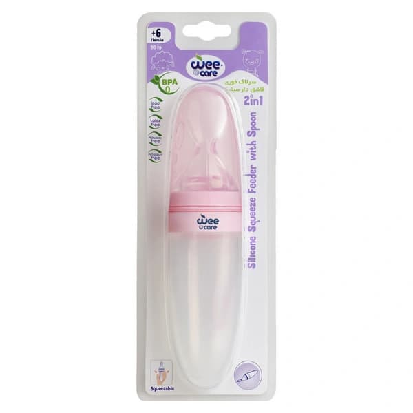 سرلاک خوری وی کر مدل تمام سیلیکونی حجم 90 میلی لیتر -(Wee Care-U205) — تصویر ۴