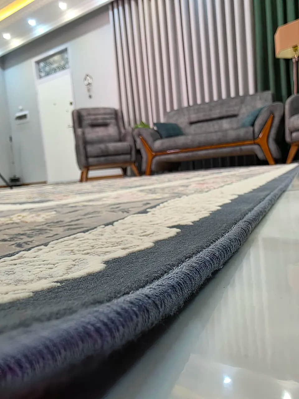 فرش طرح خوشه دودی 1200 شانه — تصویر ۴