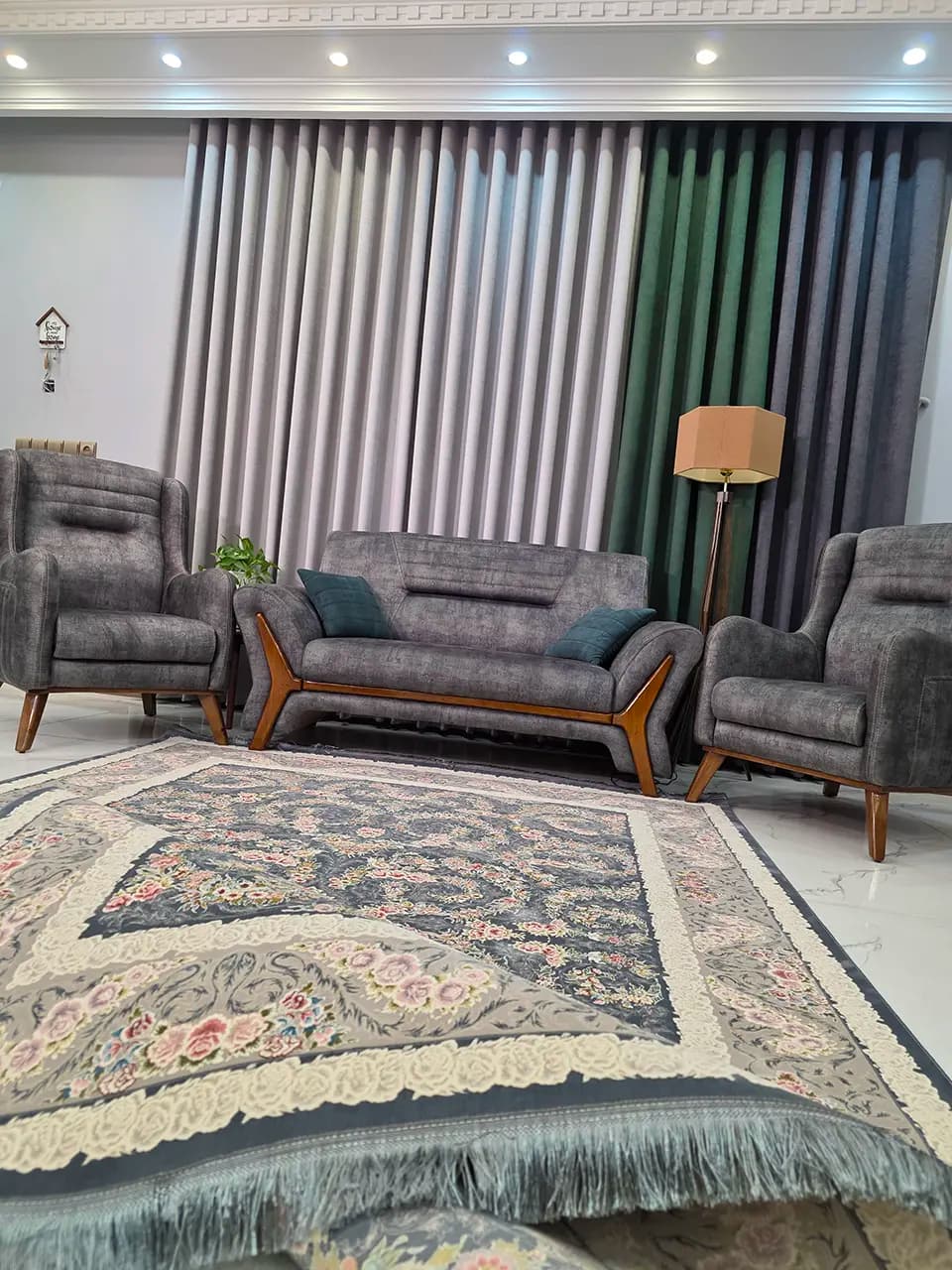 فرش طرح خوشه دودی 1200 شانه — تصویر ۵
