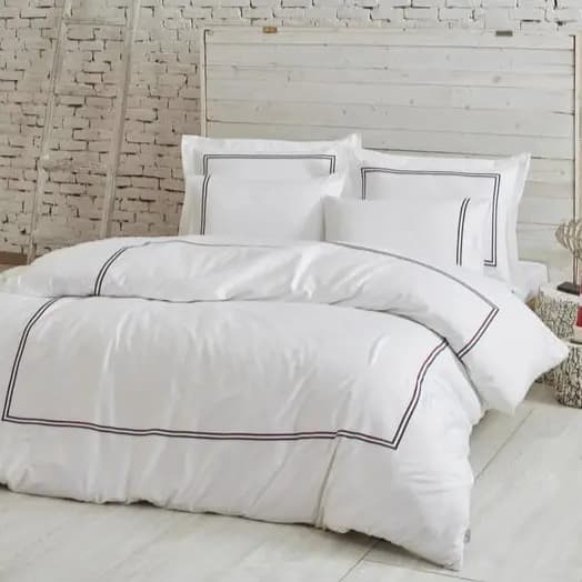 سرویس ملحفه Line دونفره کینگ سایز برند ecocotton