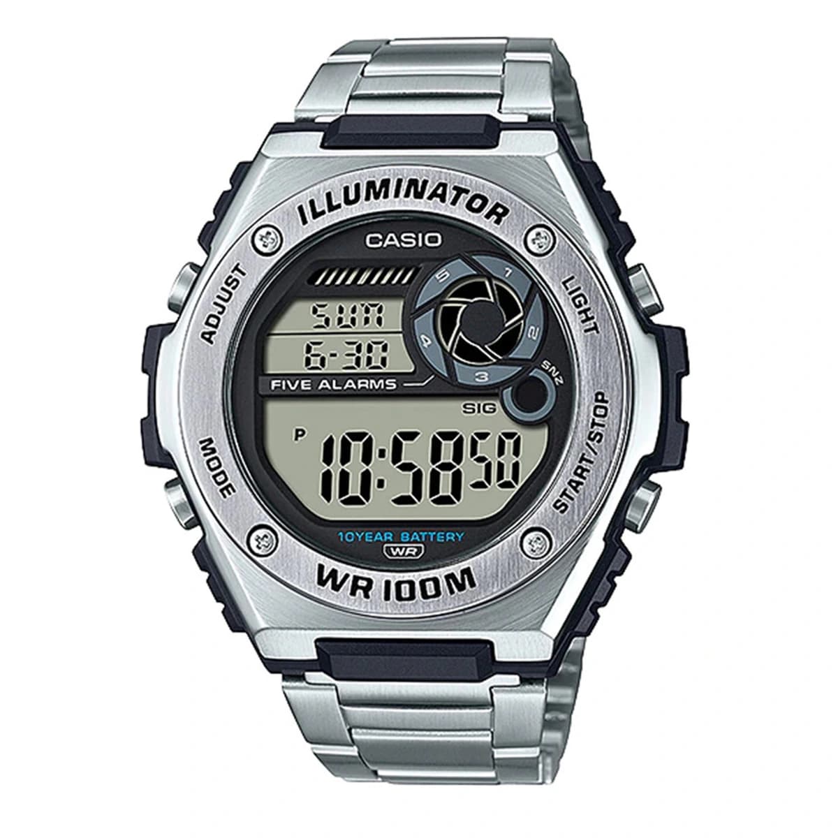 ساعت مردانه کاسیو مدل CASIO -MWD-100HD-1BVDF — تصویر ۱۱