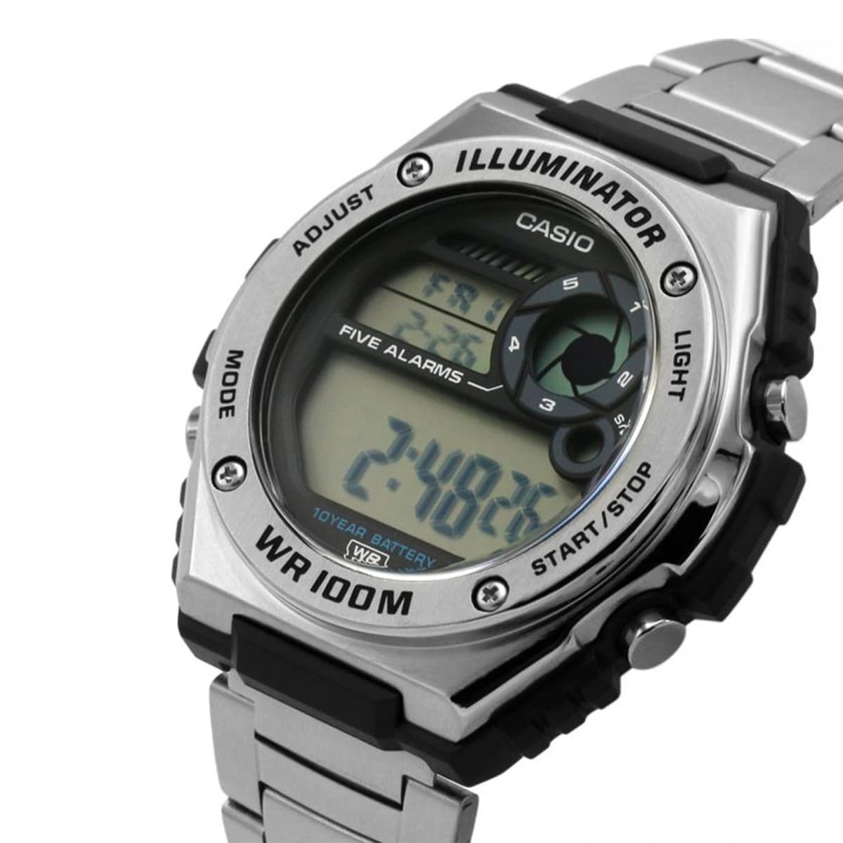 ساعت مردانه کاسیو مدل CASIO -MWD-100HD-1BVDF — تصویر ۱۲
