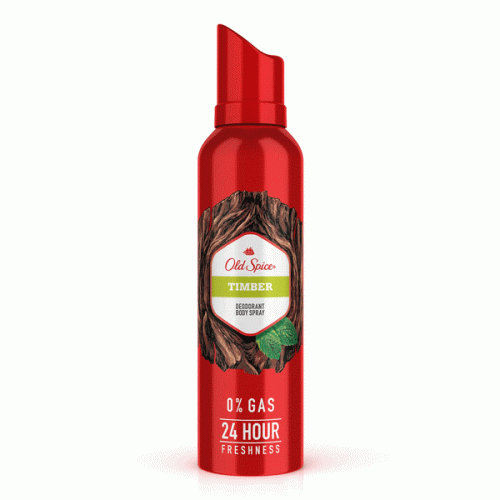 اسپری بدن الد اسپایس بدون گاز مدل تیمبر Old Spice Timber اورجینال