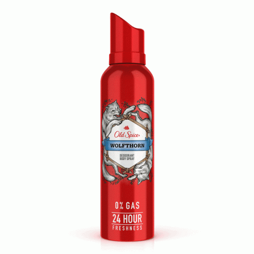 اسپری 140 میل بدن الد اسپایس بدون گاز مدل Old Spice Wolfthorn اورجینال