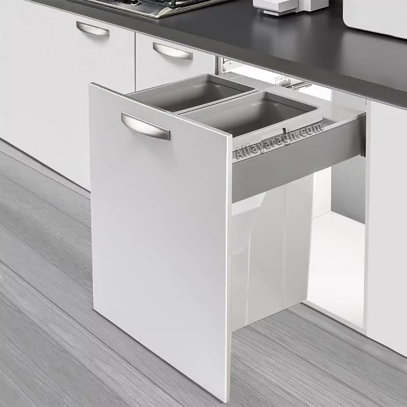 سطل زباله کابینتی ریلی ملونی مدل 9006