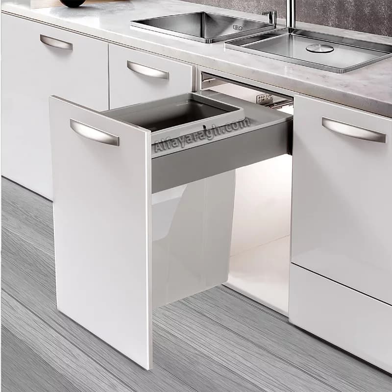 سطل زباله کابینتی تک مخزنه ملونی مدل 9005