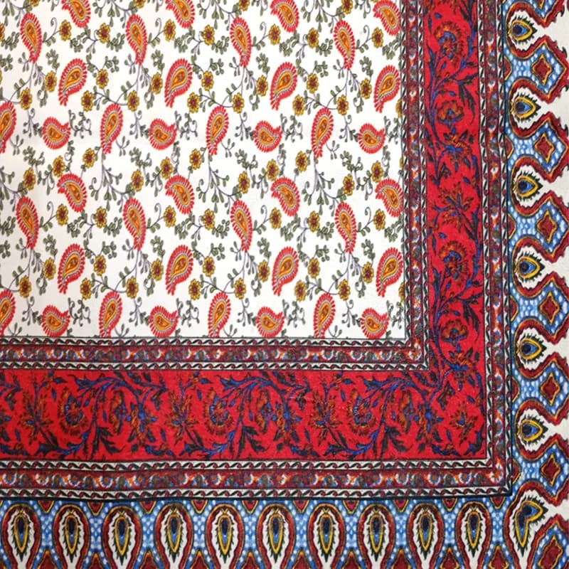رومیزی ترک مخمل 100*100 کد 006 — تصویر ۳