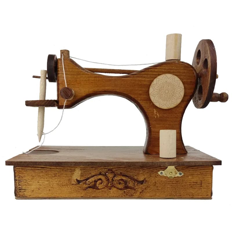 چرخ خیاطی چوبی