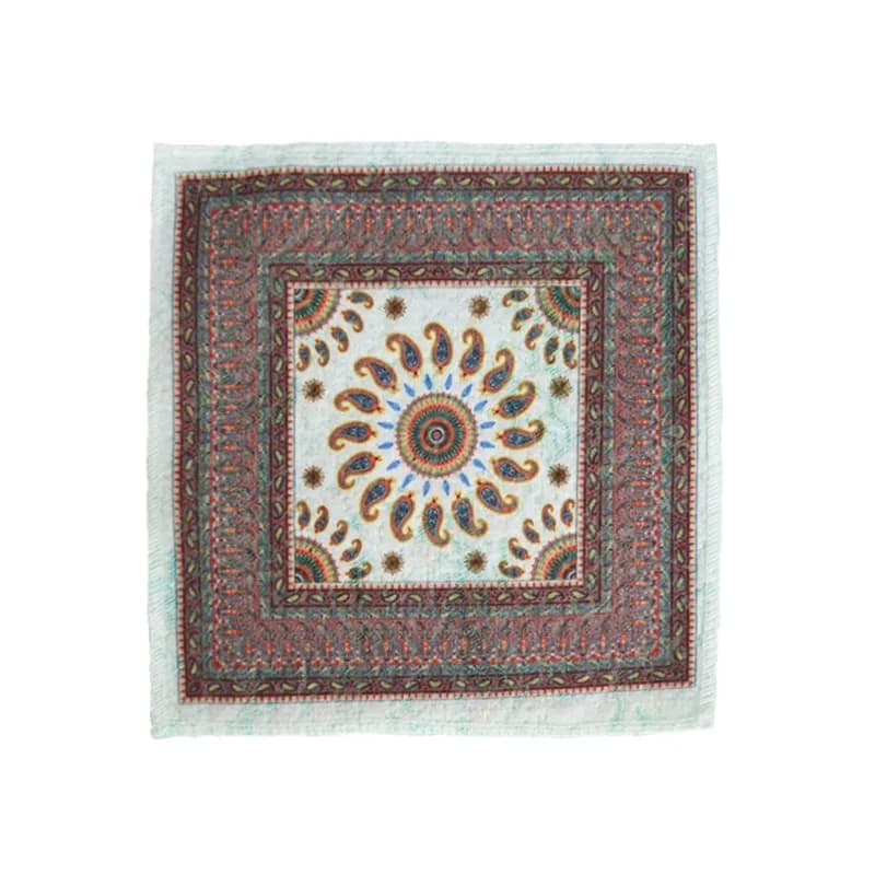 رومیزی ترک مخمل 20*20 کد 002 — تصویر ۲