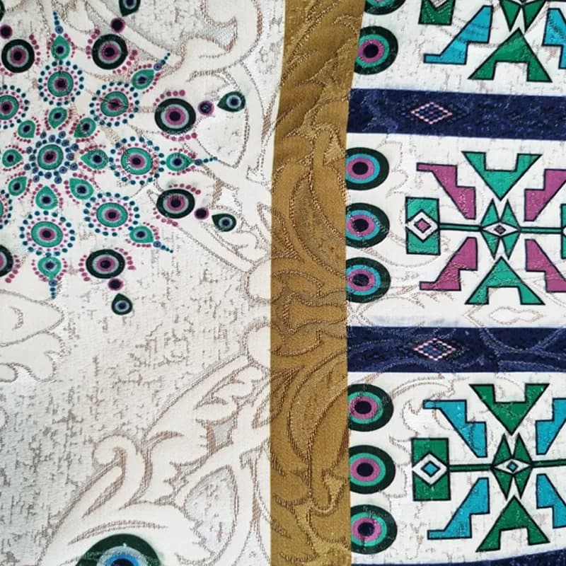 رومیزی ترک مخمل 150*100 کد 001 — تصویر ۳