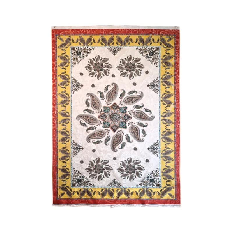 رومیزی ترک مخمل ماوی 150*100 کد 003 — تصویر ۲