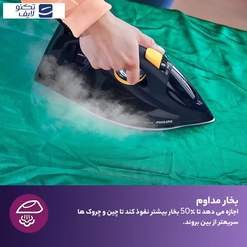 اتو بخار فیلیپس مدل 7060 – مشکی — تصویر ۸