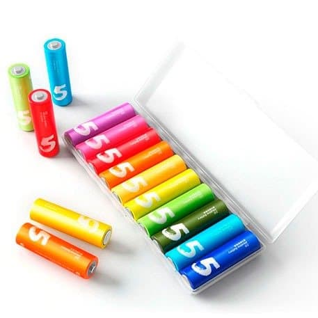 باتری قلمی و نیم قلمی آلکالاین شیائومی مدل ZI5 و ZI7 بسته 10 عددی — تصویر ۹