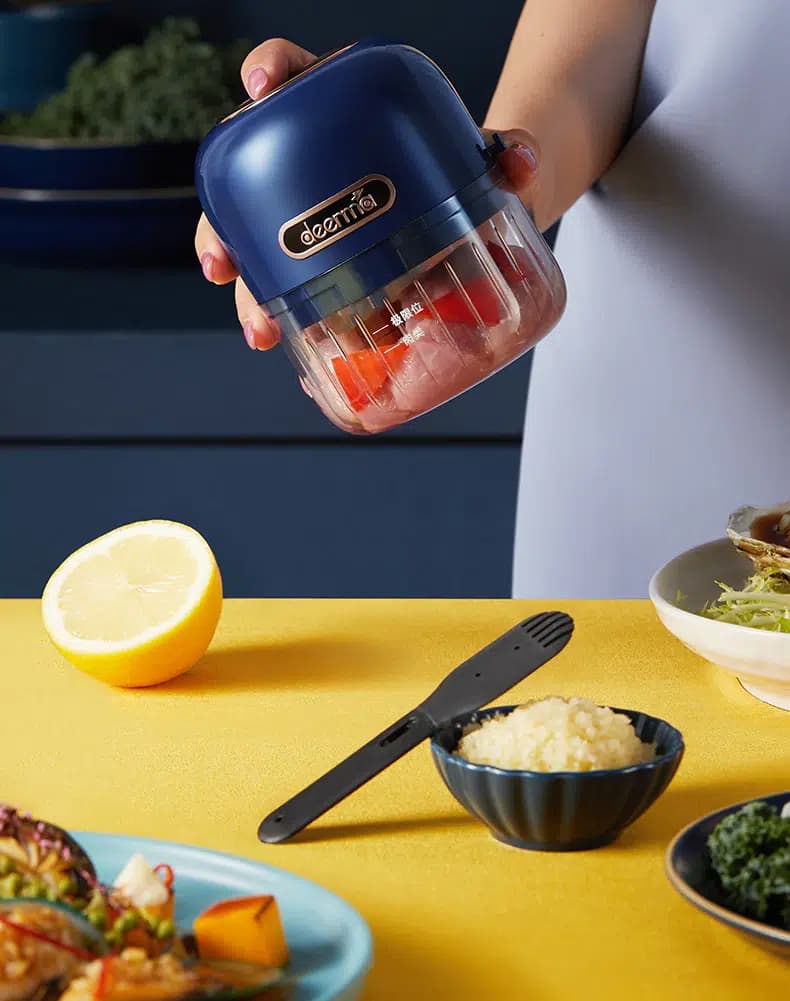 خردکن شارژی شیائومی Deerma JS100 Mini Electric Chopper — تصویر ۶