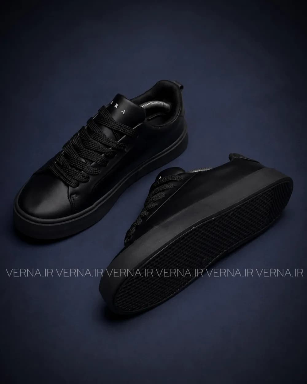 کتونی ونس طرح چرم دوتیکه ZARA — تصویر ۳