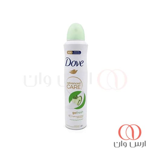 اسپری ضد تعریق زنانه داو Dove مدل Go Fresh عصاره خیار ۲۵۰ میل (انگلیس)