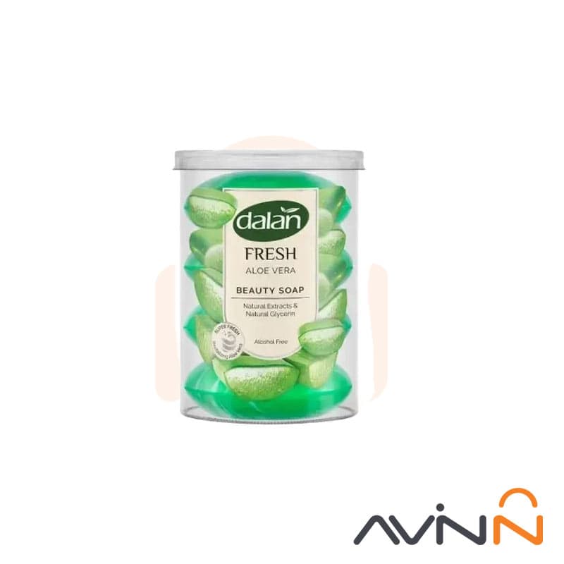 صابون زیبایی دالان مدل Fresh Aloe Vera حاوی عصاره آلوئه‌ورا بسته 4 عددی — تصویر ۲