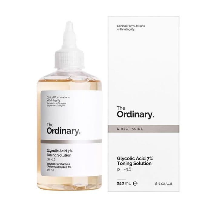 تونر لايه بردار و روشن كننده گليكوليک اسيد ۷٪ The Ordinary Glycolic Acid V% Toning 53239l Solution Proml
