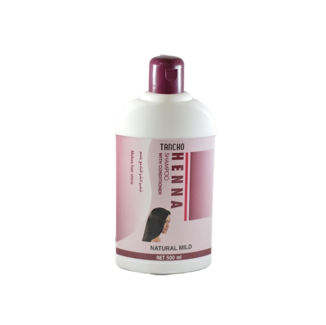 شامپو حنا تانشو؛ درخشان کننده حاوی نرم‌کننده Tancho Henna Shampoo With Conditioner