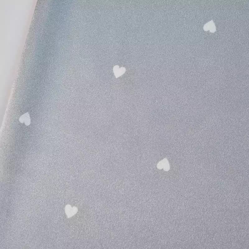 پارچه ساتن ال ایکس طرح قلب کوچک — تصویر ۴