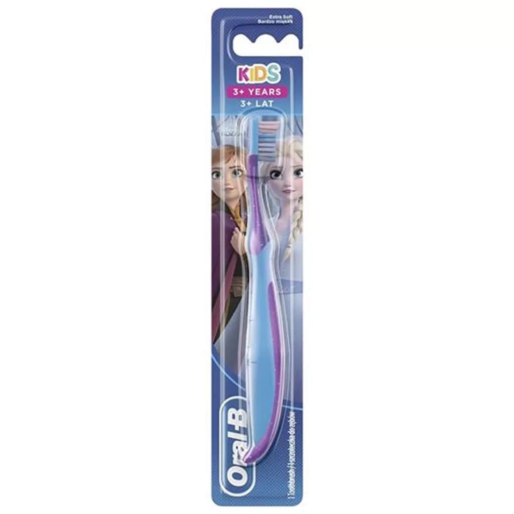 مسواک کودکان اورال-بی مدل فروزن 3 تا 5 سال Oral-B Kids 3 – 5 years Frozen Toothbrush — تصویر ۳