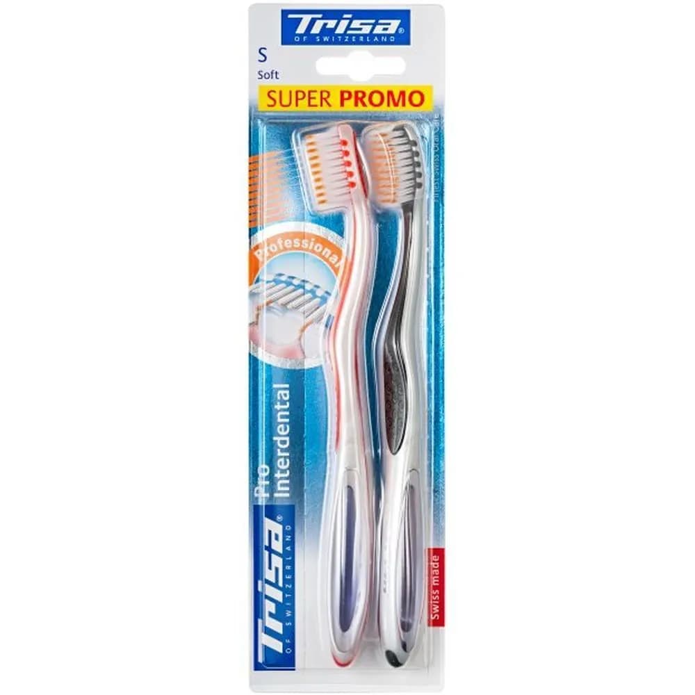 مسواک پرو اينتردنتال تریزا ( پک 2 عددی ) 1+1 Trisa Pro Interdental Toothbrush — تصویر ۲