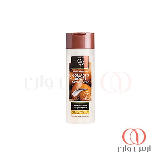 شامپو نرم کننده گلدن رز حاوی کلاژن و آرگان 430 میل