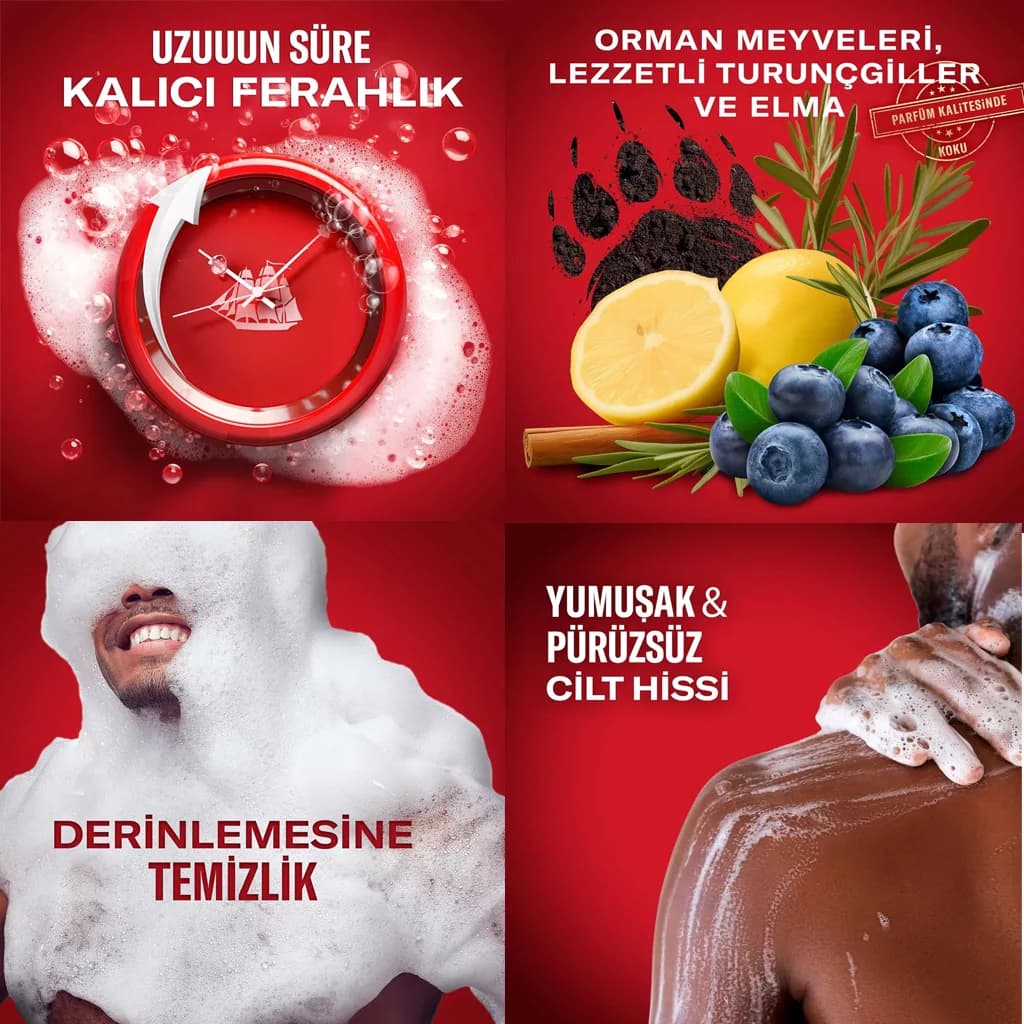 شامپو مردانه چند کاره اولد اسپایس old spice bearglove 3 in 1 — تصویر ۶