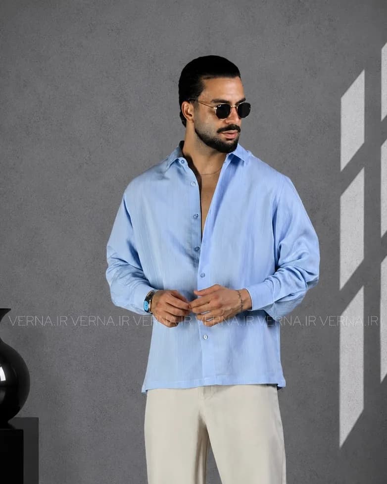 پیراهن مردانه راه راه RR 1355 — تصویر ۳