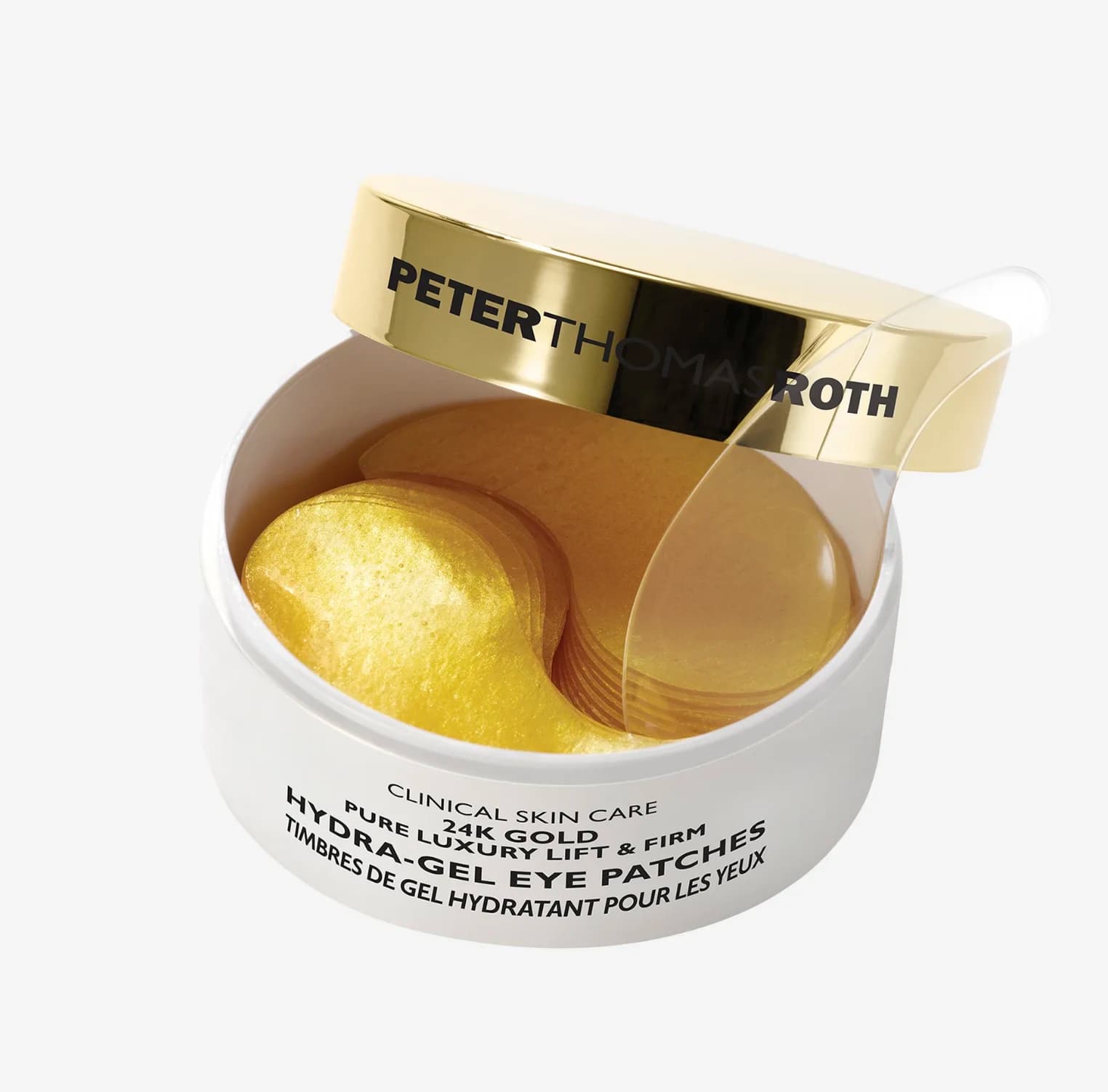 پچ زیر چشم طلا خالص 24 عیار پیتر توماس راث PETERTHOMASROTH 24k gold pure luxury eye patches — تصویر ۲