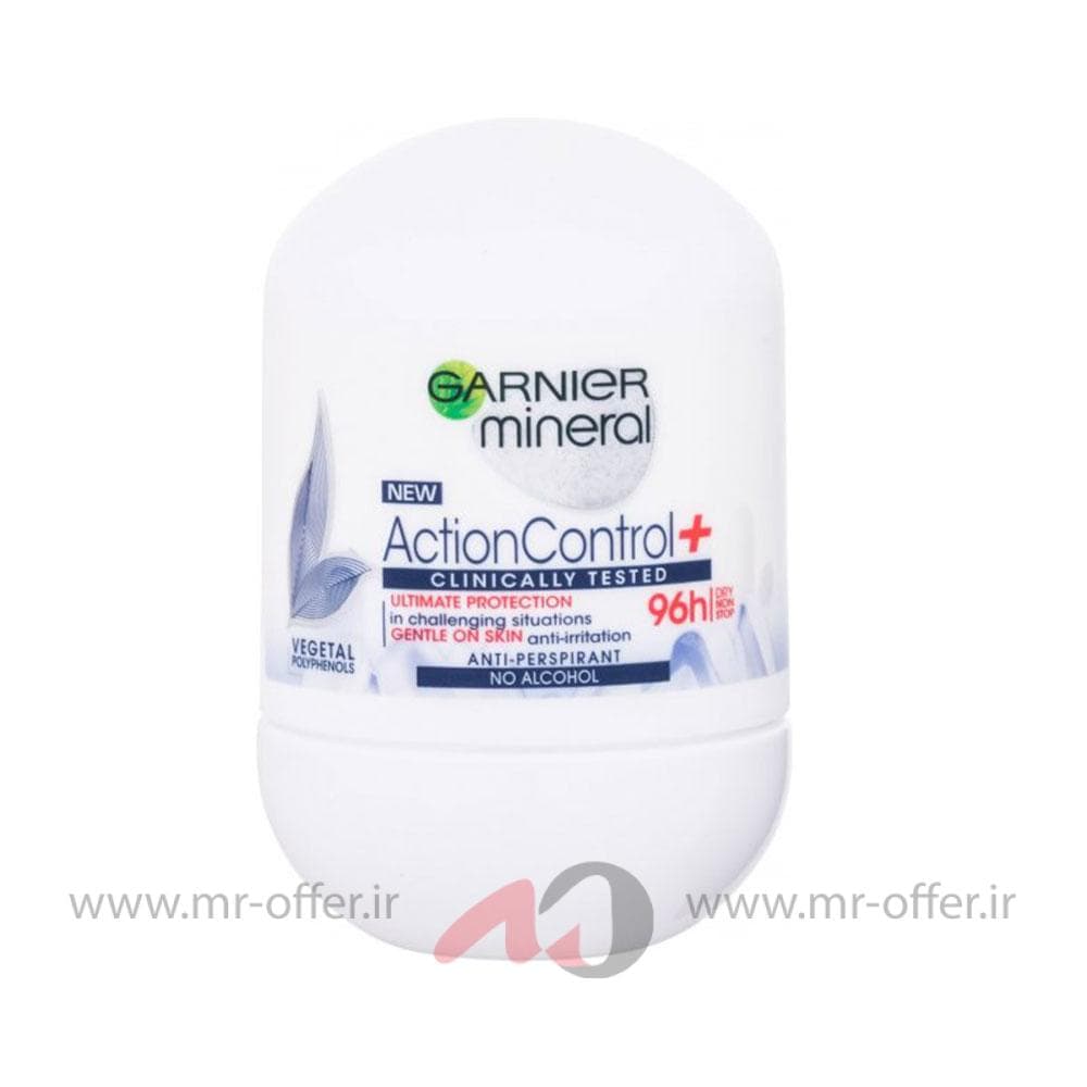 رول ضد تعریق گارنیر مدل +action control حجم 50 میلی لیتر