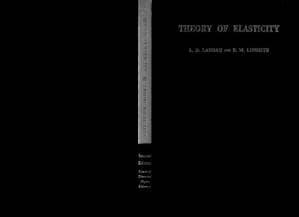 دانلود کتاب Theory of Elasticity (Course of Theoretical Physics)