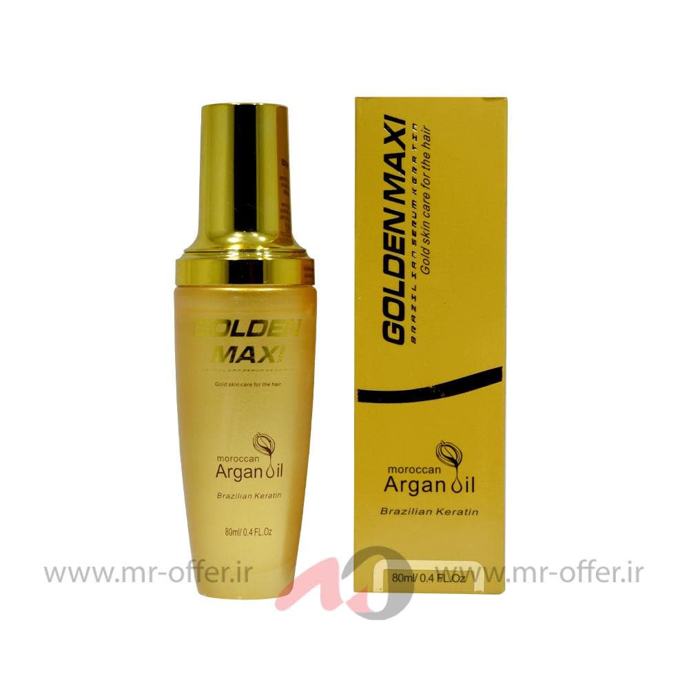 روغن مو آرگان گلدن مکسی حجم 80 میلی لیتر