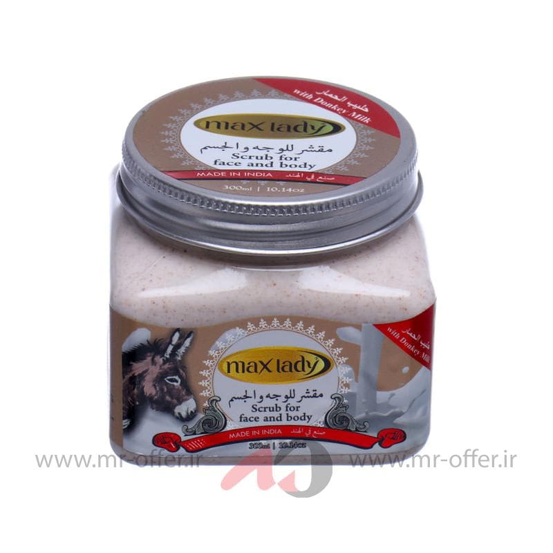 اسکراب مکس لیدی مدل Donkey Milk حجم 300 میلی لیتر — تصویر ۳