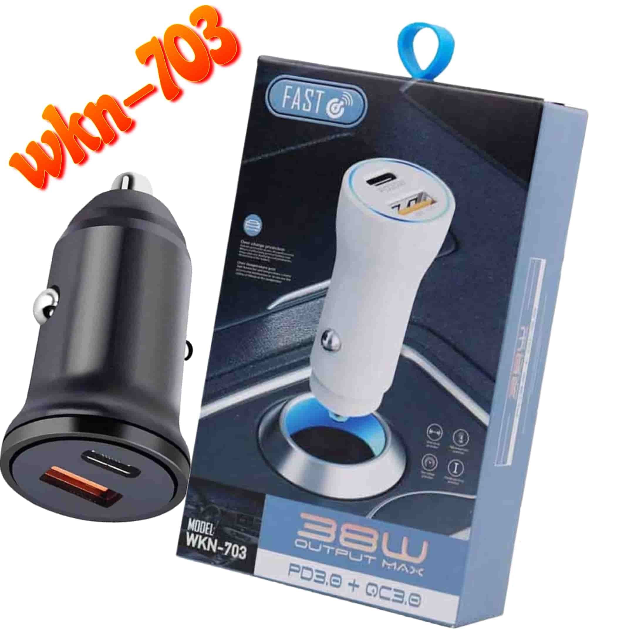 شارژر فندکی WKN مدل WKN-703 سوپرفست PD 38W