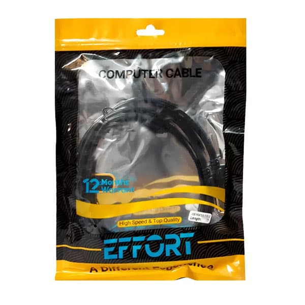 کابل پرینتر EFFORT به طول 5 متر بدون نویز