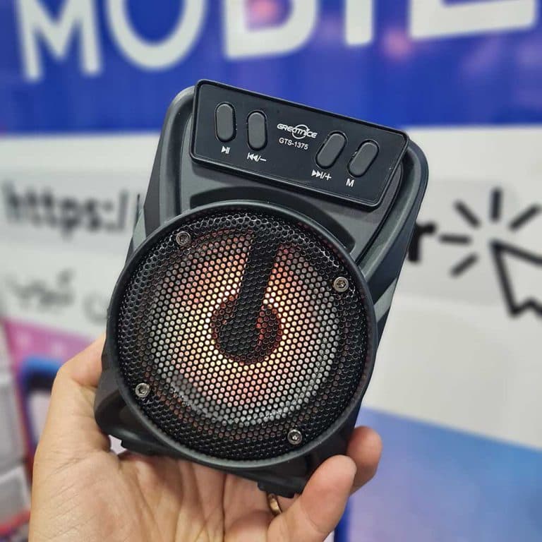 اسپیکر بلوتوث قابل حمل GTS-1375 سایز 3 اینچ — تصویر ۳