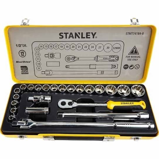 ست بکس 24 عددی درایو 1/2 استنلی مدل STMT74184-8 — تصویر ۲