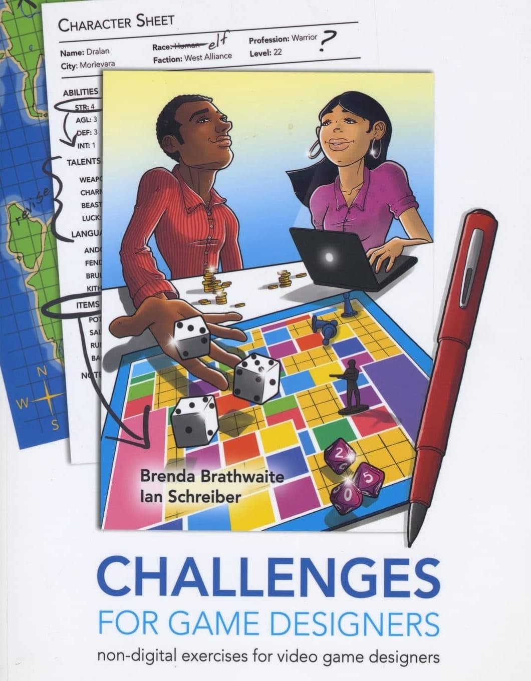 کتاب چالش‌هایی برای طراحان بازی (Challenges for Game Designers) نسخه انگلیسی PDF | برث‌ویت