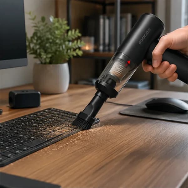 جارو و دمنده خودرو پرودو Porodo Car Vacuum Cleaner and Blower PDS5BK — تصویر ۳