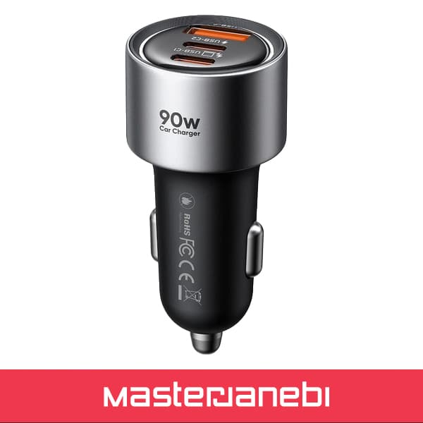 شارژر فندکی 90W سه پورت مکدودو Mcdodo Gana 90W Car Charger cc-3110 — تصویر ۵